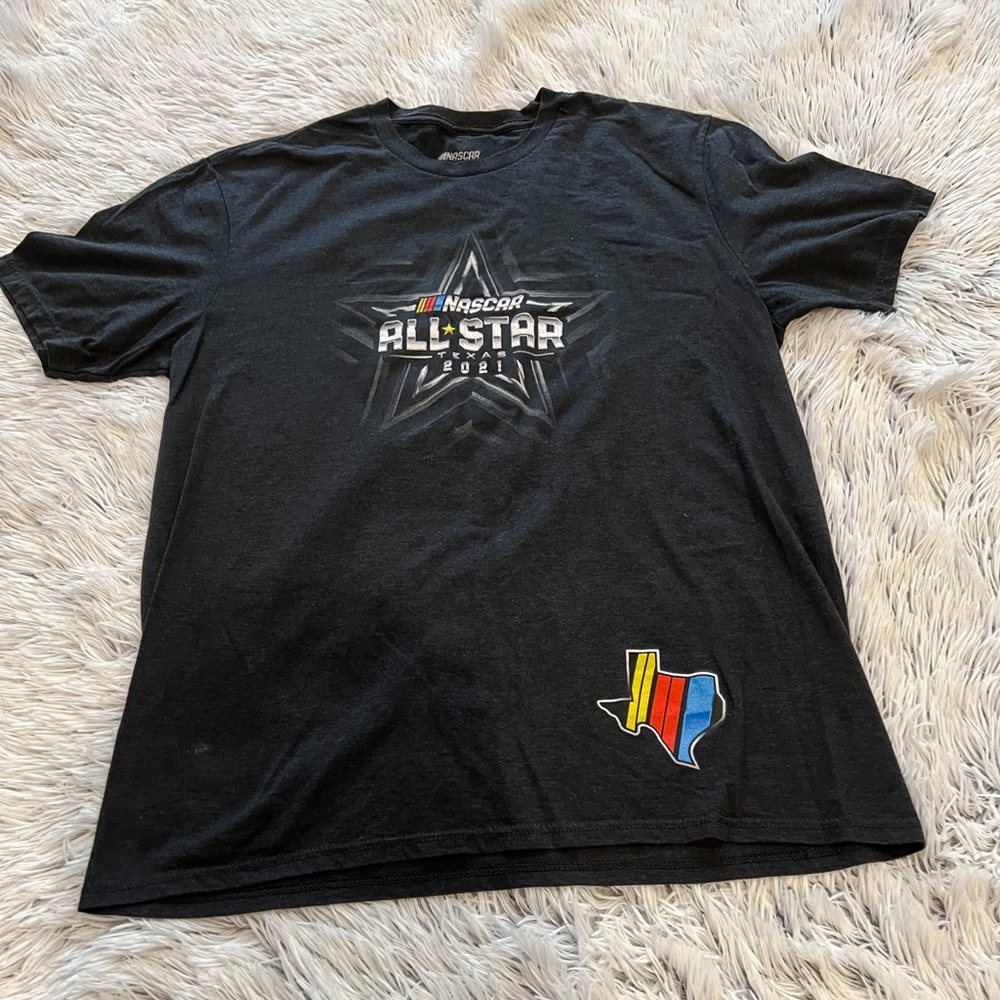 NASCAR Texas All Star 2021 Black Grey T Shirt XL